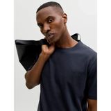 Jack & Jones Jack&jones Jprblaethan Ss Logo Tee Erkek T-Shirt 12292340 - Lacivert - M