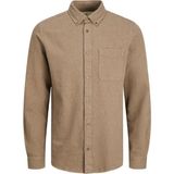 Jack & Jones JACK&JONES JPRBLUBROOK MELANGE SHIRT ERKEK GÖMLEK - Kiremit