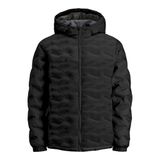 Jack & Jones Jack&Jones Kapüşonlu Puffer Siyah Erkek Mont 122504299 (SIYAH)