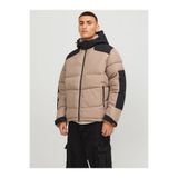 Jack & Jones Jack&jones Minimalist Oversize Kapüşonlu Erkek Kışlık Mont