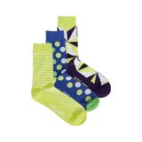 Jack & Jones Jack&Jones Neon Yeşili Erkek 3'Lü Çorap 12242192 cok-renkli