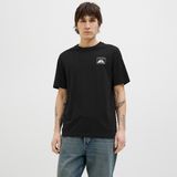 Jack & Jones Jack&jones One Color Summer Erkek Siyah Yuvarlak Yaka Tişört
