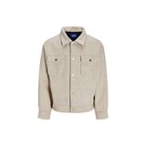 Jack & Jones Jack&Jones Ridgewood Melange Overshirt Erkek Bej Ceket