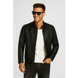 Jack & Jones Jack&jones Siyah Erkek Pu Deri Ceket