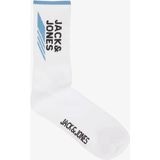 Jack & Jones Jacluca Logo Tennıs Sock Mavi Erkek Çorap 12234472-SILVE - 39 - 42 - Açık Beyaz