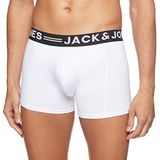 Jack & Jones Jacsense Trunks Noos Erkek Boxer (Beyaz, M)