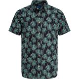 Jack & Jones James Palma Conv Erkek Desenli Gömlek - Siyah - Yeşil - Beyaz