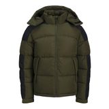 JACK & JONES JCOAERO PUFFER SN Erkek Mont Ceket, Koyu Yeşil, XL