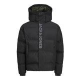 JACK & JONES JCOALPHA PUFFER SN Erkek Mont Ceket, Siyah, XL
