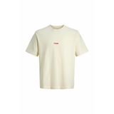 Jack & Jones JCOCLUB SMALL FRONT PRINT Ekru Kısa Kol T-Shirt, L, JCOCLUB SMALL FRONT PRINT, EKRU-102684761, Erkek