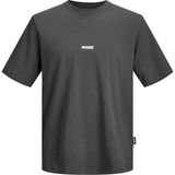 Jack & Jones Jcoclub Small Front Prınt Gri Erkek Kısa Kol T-Shirt
