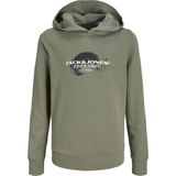 Jack & Jones JCOCONDOR SWEAT HOOD FST Haki Erkek Çocuk Sweatshirt - 16 Yaş