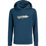 Jack & Jones JCOCONDOR SWEAT HOOD FST Mavi Erkek Çocuk Sweatshirt - 12 Yaş