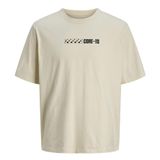 Jack & Jones Jcoflash Tee SS Crew Neck Styd Tereyağı Krema Erkek T-shirt