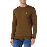 Jack & Jones Jcohike Sweat Crew Neck Desert Palm Erkek Sweatshirt