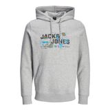 JACK & JONES Jcooutdoor Logo Sweat Hood Sn Kapüşonlu Sweatshirt Erkek