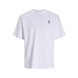 Jack & Jones Jcotriangle Summer Tee SS Crew Neck SN Beyaz Erkek T-shirt