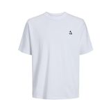 Jack & Jones Jcotriangle Tee SS Crew Neck SN Beyaz Erkek T-shirt