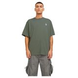 Jack & Jones Jcotriangle Tee Ss Crew Neck SN Gri Erkek T-shirt