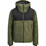 Jack & Jones Jcounion Light Padded Blocking Yeşil Erkek Mont 12285586 - 2XL