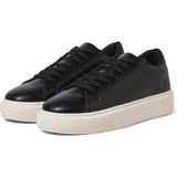 Jack & Jones Jfwaspıre Erkek Günlük Sneaker Ayakkabı | Pu Deri, Cupsole Taban (Noos) - Siyah