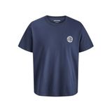 JACK & JONES Jjalliance Tee Ss Crew Neck Jnr erkek tişörtü, Lacivert (Navy Blazer), 176