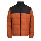 JACK & JONES Jjben Kare Erkek Kapitone Ceket, Bisque Mocha/Detay: Engelleme, XL
