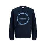 Jack & Jones JJBenson Sweat Crew Neck Navy Blazer Erkek Sweatshirt 12298497