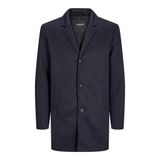JACK & JONES JJCHUCK COAT Erkek Kaban, Dark Navy, M