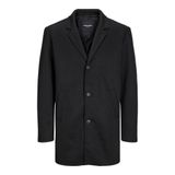 JACK & JONES JJCHUCK COAT Erkek Kaban, Siyah, S