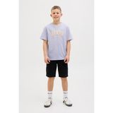 Jack & Jones Jjdetroıt Tee Ss Crew Lila Erkek Çocuk Kısa Kol T-Shirt - 14 Yaş - Mor