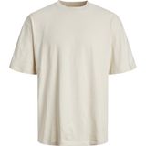 Jack & Jones JJEBRADLEY TEE SS Krem Erkek Kısa Kol T-Shirt - Bej - XL
