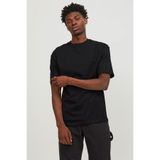 Jack & Jones JJEBRADLEY TEE SS O-NECK Siyah Erkek Kısa Kol T-Shirt