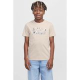 Jack & Jones Jjebryan Corp Logo Tee Pudra Erkek Çocuk Kısa Kol T-Shirt - 12 Yaş - Pembe