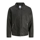 JACK & JONES JJECASABLANCA PU JACKET NOOS Erkek Mont/Ceket Black L
