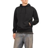 JACK & JONES JJECHARGE SWEAT HOOD NOOS Erkek Sweatshirt, Siyah, M