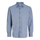 JACK & JONES JJECLASSIC MELANGE SHIRT L/S NOOS Erkek Gömlek Faded Denim XL