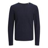 JACK & JONES JJECOOPER KNIT CREW NECK NOOS Erkek Kazak, Mood Indigo, XL