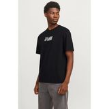 Jack & Jones Jjecorp Graphic Erkek Tişört 12268415 12268415001 - XS - Siyah