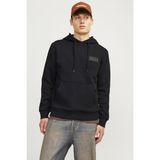 Jack & Jones Jjecorp Logo Sweat Hood Siyah-2 Erkek Kapşonlu Eşofman S Standart Kalıp