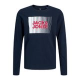 JACK & JONES Jjecorp Logo Tee Play Ls O-Neck Noos Jnr erkek çocuk tişörtü