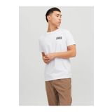 Jack & Jones Jjecorp Logo Tee S Beyaz Siyah Erkek T-shirt 12151955