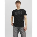 Jack & Jones JJECORP LOGO TEE SS O-NEC Siyah Erkek Kısa Kol T-Shirt - M