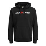 Jack & Jones Jjecorp Old Logo Sweat Hood Noos Erkek Sweat 12137054 Black/REG FIT