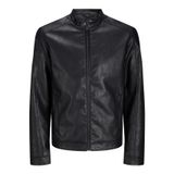 JACK & JONES Jjedylan Clean Pu Jacket Noos Bisikletçi ceketi Erkekler