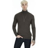 Jack & Jones Jjeemil Knit Roll Neck 12157417 Kahverengi Erkek Kazak