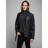 Jack & Jones Jjeemil Knit Roll Neck Erkek Kazak - 12157417 - Koyu Gri