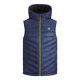 Jack & Jones Jjehero Bodywarmer Hood Navy Blazer Erkek Yelek