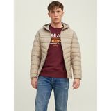 Jack & Jones Jjehero Puffer Erkek Mont - L - Bej