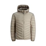Jack & Jones Jjehero Puffer Hood Noos Erkek Bej Mont - 12211785